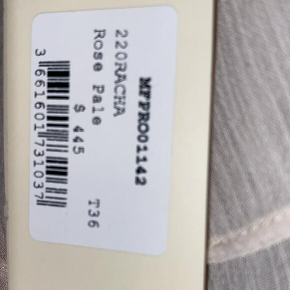 Maje One-shoulder ruffled georgette midi dress - Picture 4 of 8